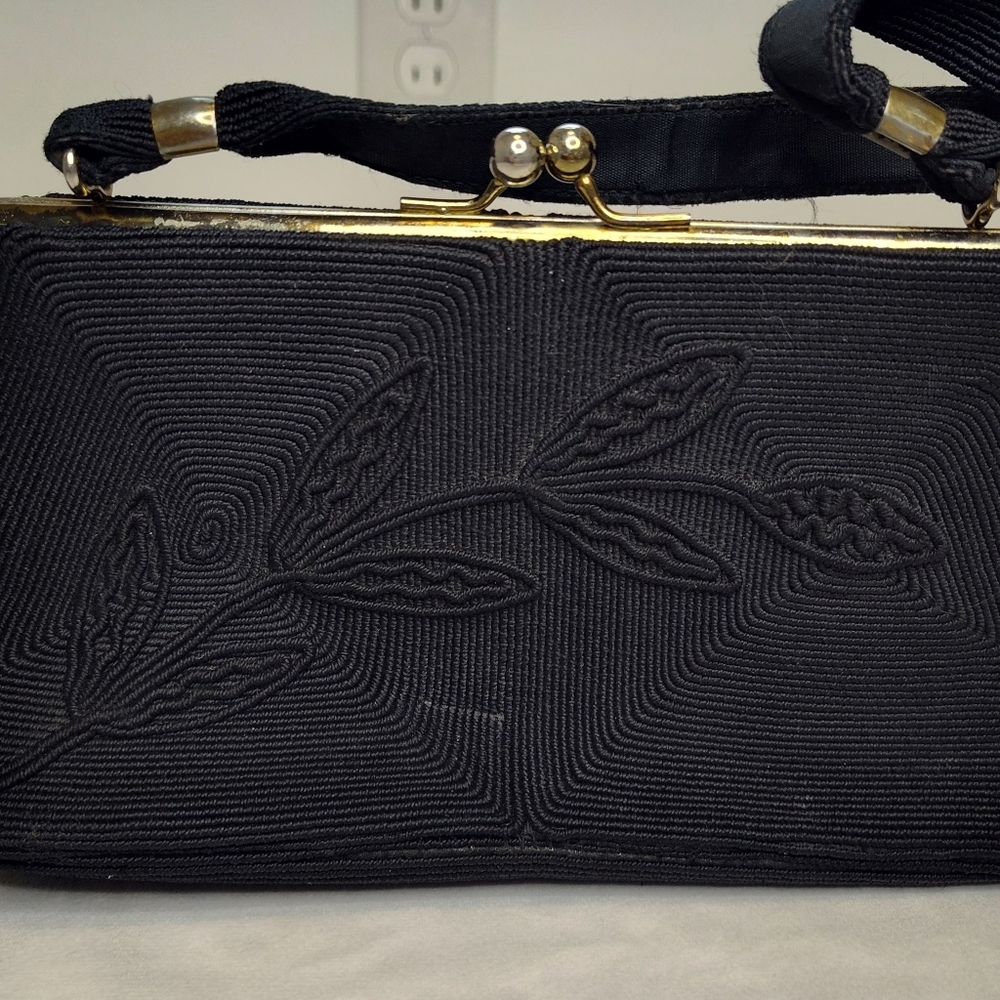 Genuine 1940's Corde' Art Deco Era Evening Purse. - Picture 12 of 13